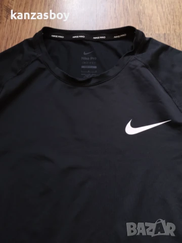 Nike PRO Dri-FIT - страхотна мъжка блуза КАТО НОВА Л, снимка 3 - Блузи - 51221401