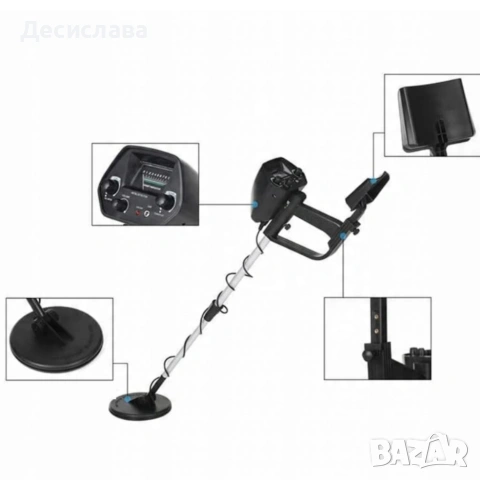 Водоустойчив металотърсач за злато, сребро, монети и съкровища K-1374, снимка 11 - Друга електроника - 53689337