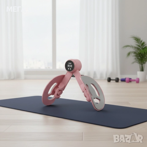 Дамски тренажор за домашен фитнес с LCD дисплей, снимка 3 - Фитнес уреди - 52643586
