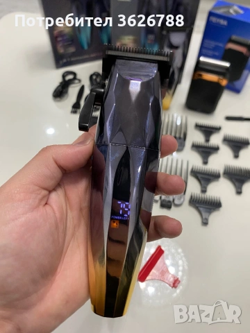 Професионален комлект за постригване, снимка 7 - Фризьорски принадлежности - 53395529