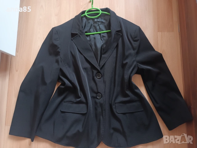 Черно сако за макси дама OVS