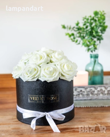 Кутия с вечни рози за подарък, снимка 4 - Романтични подаръци - 43983269