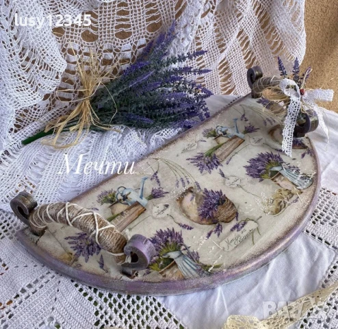 Поднос-Лавандула!, снимка 4 - Декорация за дома - 51044399