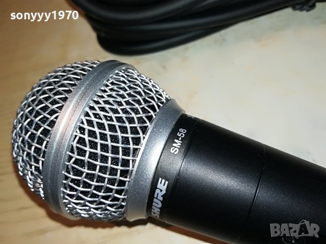 SHURE+CABLE-ВНОС GERMANY 0402231935, снимка 5 - Микрофони - 39555400