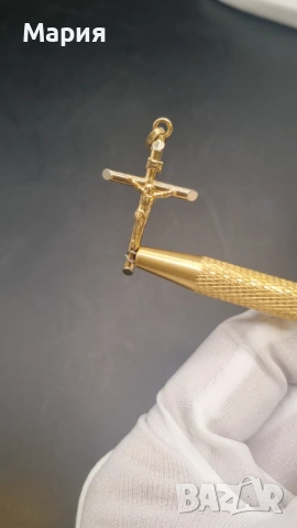 ЗЛАТЕН МЕДАЛЬОН 18К, снимка 3 - Колиета, медальони, синджири - 53609687