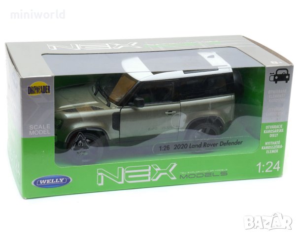 Land Rover Defender 2020 - мащаб 1:24 на Welly моделът е нов в кутия, снимка 6 - Колекции - 42703626