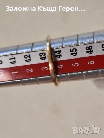 Детски златен пръстен 1,06гр., снимка 4 - Пръстени - 52273466