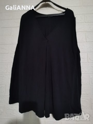 СТРАХОТНА РАЗКРОЕНА ТУНИКА БЕЗ РЪКАВ 3XL-4XL, снимка 4 - Туники - 41631829
