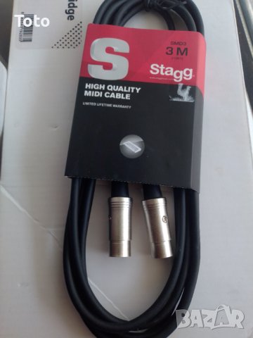 New Midi cable Stagg, снимка 2 - Други - 41895050