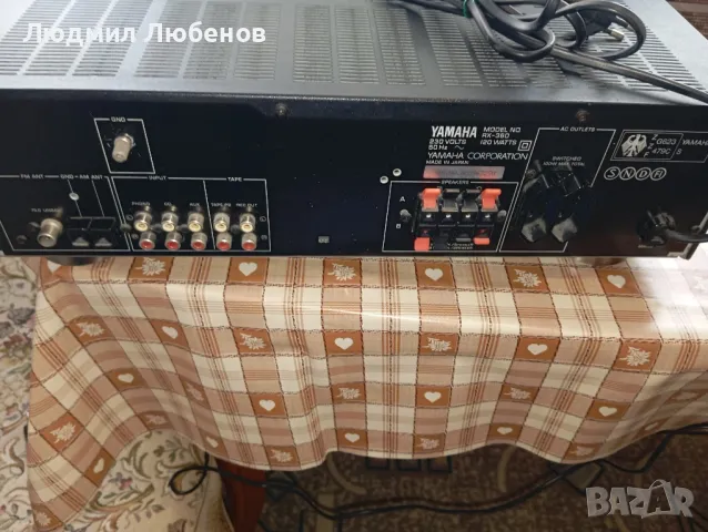 Ресийвър Yamaha RX360, снимка 6 - Ресийвъри, усилватели, смесителни пултове - 49310828