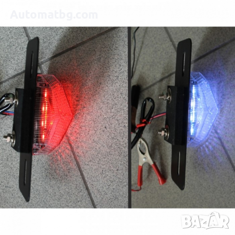 Универсален стоп за мотор Automat, За мотор, Скутер, АТВ, 12V, Черен, снимка 3 - Аксесоари и консумативи - 36267748