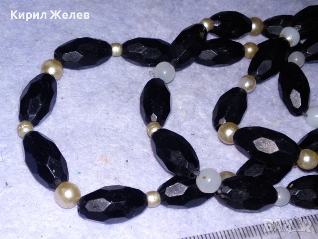 СТАРО РЕТРО КОЛИЕ ГЕРДАНЧЕ СИНТЕТИКА 70-те ГОДИНИ 26530, снимка 7 - Антикварни и старинни предмети - 41861412