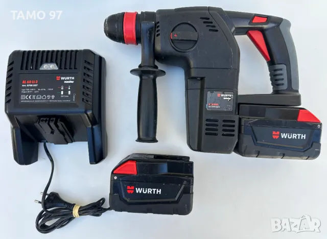 Wurth H28-MAS - Акумулаторен перфоратор 2х28V 3.0Ah, снимка 1