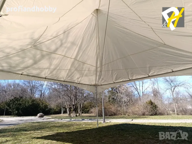 Островърха шатра за събития 6 х 6 м 480 см височина, снимка 6 - Градински мебели, декорация  - 49422653