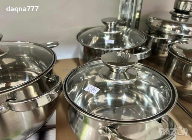 Швейцарски тенджери и тигани най-висок клас неръждаема стомана 🇧🇪 Идея за подарък