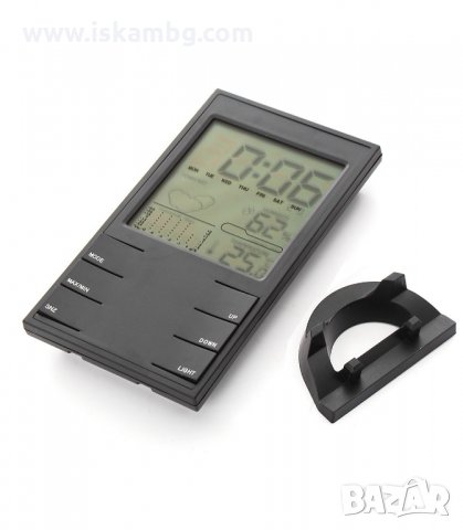 ЕЛЕКТРОНЕН ТЕРМОМЕТЪР, ДИГИТАЛЕН ЧАСОВНИК, ВЛАГОМЕР, МЕТЕОСТАНЦИЯ С АЛАРМА - код 3220 , снимка 5 - Друга електроника - 34079527