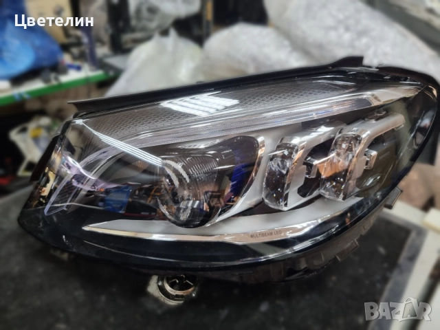 Ляв фар за Mercedes C W205 Multibeam lqv far мерцедес 205 ц класа, снимка 14 - Части - 52950228