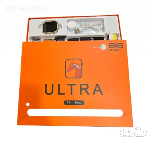 Смарт часовник 7 в 1 Ultra, 49mm, 2.13 infinite display – Перфектният избор за стил и функционалност, снимка 2 - Смарт часовници - 53839919