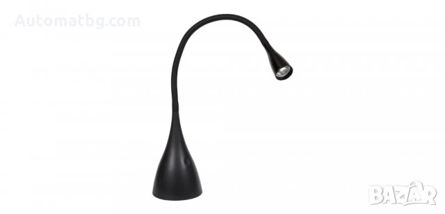 LED настолна лампа, черна с гъвкава шия, Automat