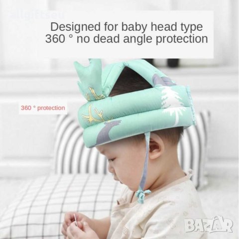 Детски шлем за прохождащи бебета, мека предпазна каска, снимка 4 - Други - 41814934