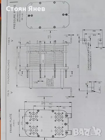 Пластинчат разглобяем топлообменник Alfa Laval TS6-MFG - 2m2, снимка 9 - Други машини и части - 48554534