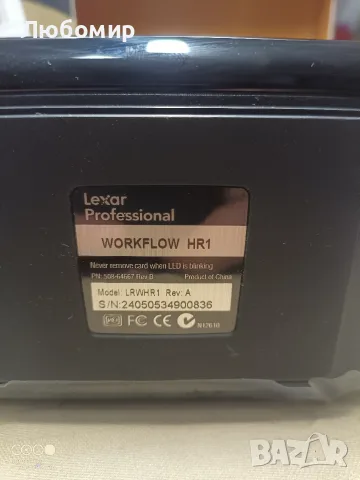 Четец за карти Lexar Professional Workflow HR1 с четири слота, USB 3.0, хъб за четене , снимка 4 - Кабели и адаптери - 56133328