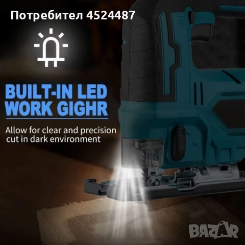 Безжичен прободен трион/зеге KraftRoyal BG, снимка 5 - Моторни триони/резачки - 53433877