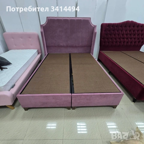 тапицирана спалня , снимка 4 - Спални и легла - 53390174