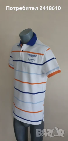 Hackett Aston Martin Pique Cotton Mens Size M  ОРИГИНАЛ! Мъжка тениска!, снимка 10 - Тениски - 51373617
