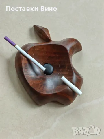 Арт пепелник от орех, снимка 7 - Табакери - 47578340
