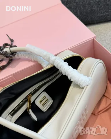 Miu Miu Belair Дамска чанта дамска чанта, кожа, снимка 5 - Чанти - 55930828
