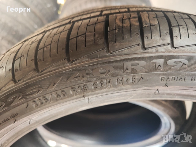 2бр. всесезонни гуми 225/40/19 Pirelli, снимка 4 - Гуми и джанти - 53744600