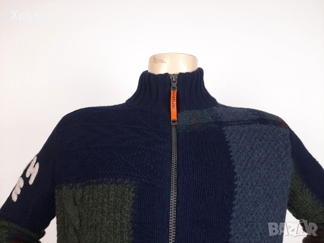 Napapijri North Pole Expedition - Оригинална мъжка жилетка с цип р-р M, снимка 6 - Пуловери - 52421159