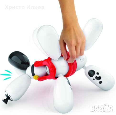 Интерактивно куче балон робот 60 функции звуци движения далматинец, снимка 7 - Електрически играчки - 44259442