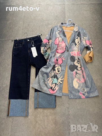 Манто Дисни в много десени , снимка 2 - Палта, манта - 51771077