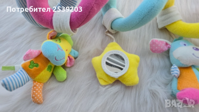 Играчка за детска количка спирала, снимка 8 - Плюшени играчки - 51490580
