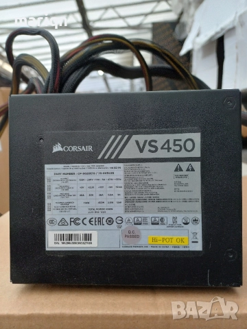 Захранване CORSAIR 450W Перфектно!!, снимка 2 - Захранвания и кутии - 52717879