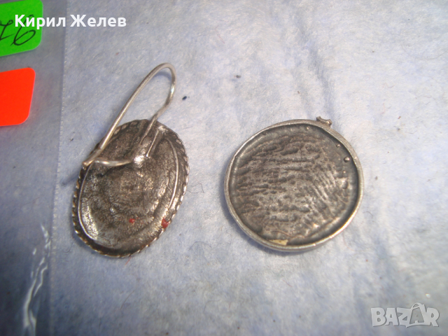 2 стари ПОСРЕБРЕНИ РЕТРО ВИНТИДЖ БИЖУТА ЕМБЛЕМА на РОДА ДУЛО и ОБЕЦА 26176, снимка 3 - Други - 36354079