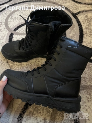 Чисто нови зимни ботуши, снимка 3 - Дамски ботуши - 52800864