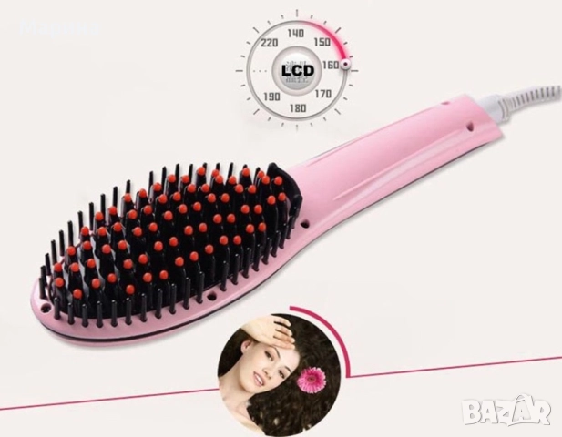 Четка за изправяне на коса Luxury, снимка 3 - Аксесоари за коса - 52382342