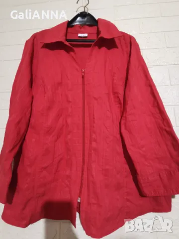 СТРАХОТНА РИЗА С ЦИП 3XL-4XL, снимка 3 - Ризи - 50132338