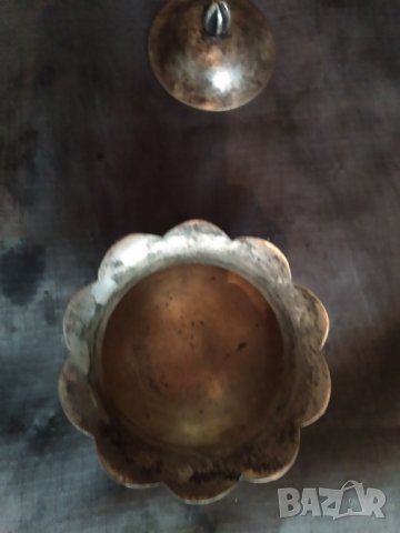 посребрена барокова захарница , снимка 5 - Антикварни и старинни предмети - 34219546