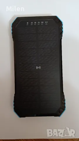 Голяма външна соларна батерия 20000mha. Solar power bank