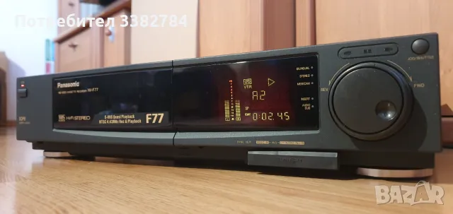 Panasonic NV-F77 VCR-VHS Hi-Fi stereo recorder, снимка 7 - Плейъри, домашно кино, прожектори - 48105773