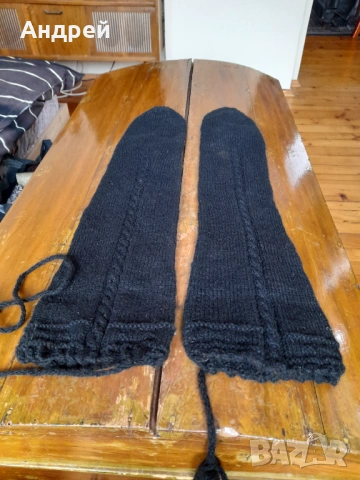 Стари вълнени чорапи #4, снимка 2 - Други ценни предмети - 53380131