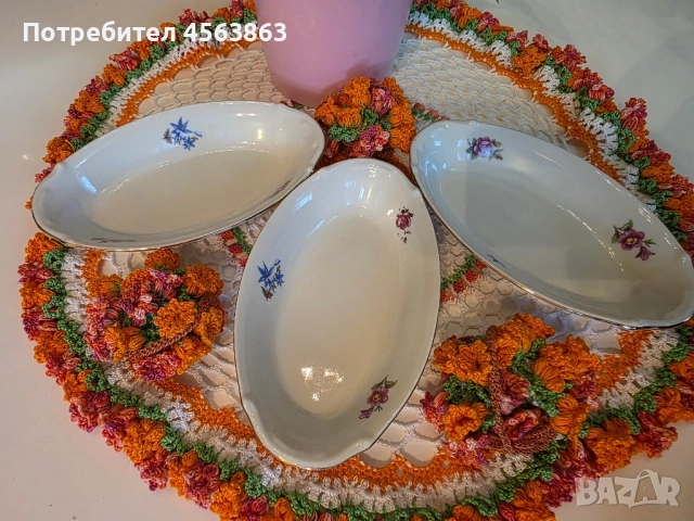 Винтидж порцеланови елипси 