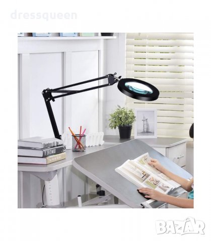 3121 Настолна Светодиодна лампа с лупа 64LED, снимка 10 - Други инструменти - 34247870