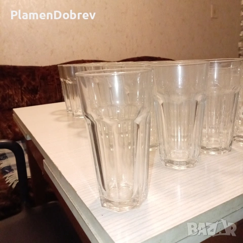 Стъклени чаши и пепелници, снимка 5 - Чаши - 53567114