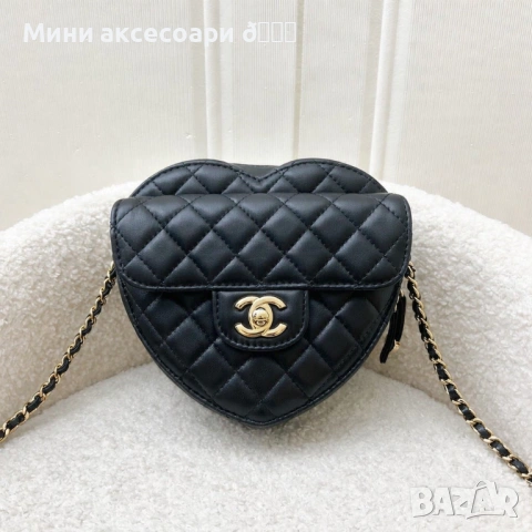 CHANEL чанта сърце