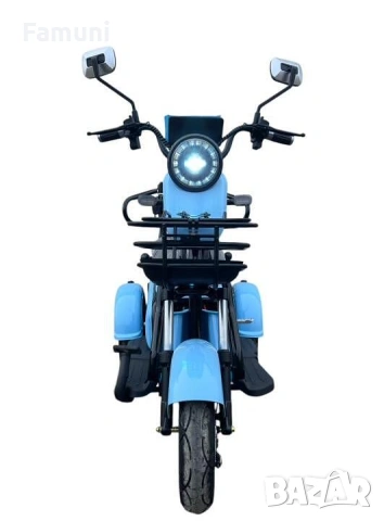 Електрическа Триколка PUDDING 1800W - Синя, снимка 2 - Мотоциклети и мототехника - 53777325